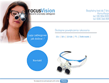 Tablet Screenshot of focus-vision.pl